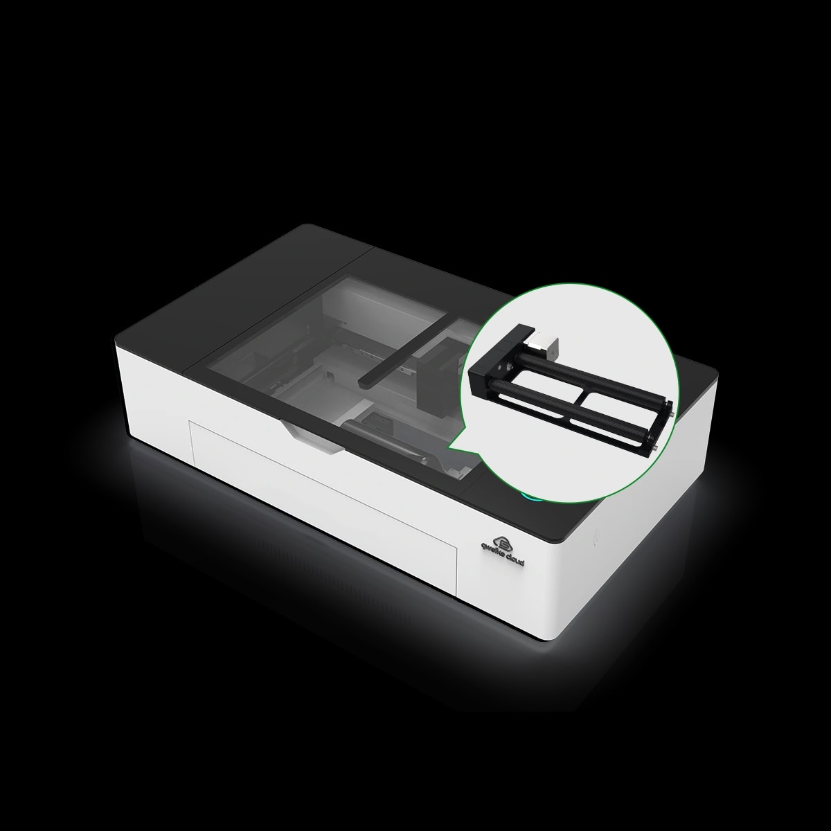 Gweike Cloud 55W CO₂ laser engraver by Gweike