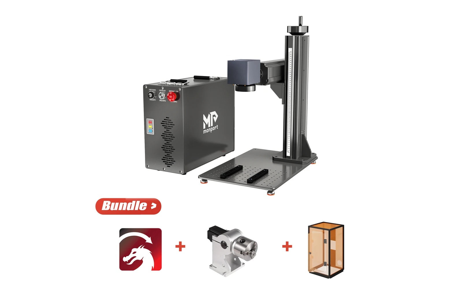 Monport GT 30W Fiber laser engraver by Monport