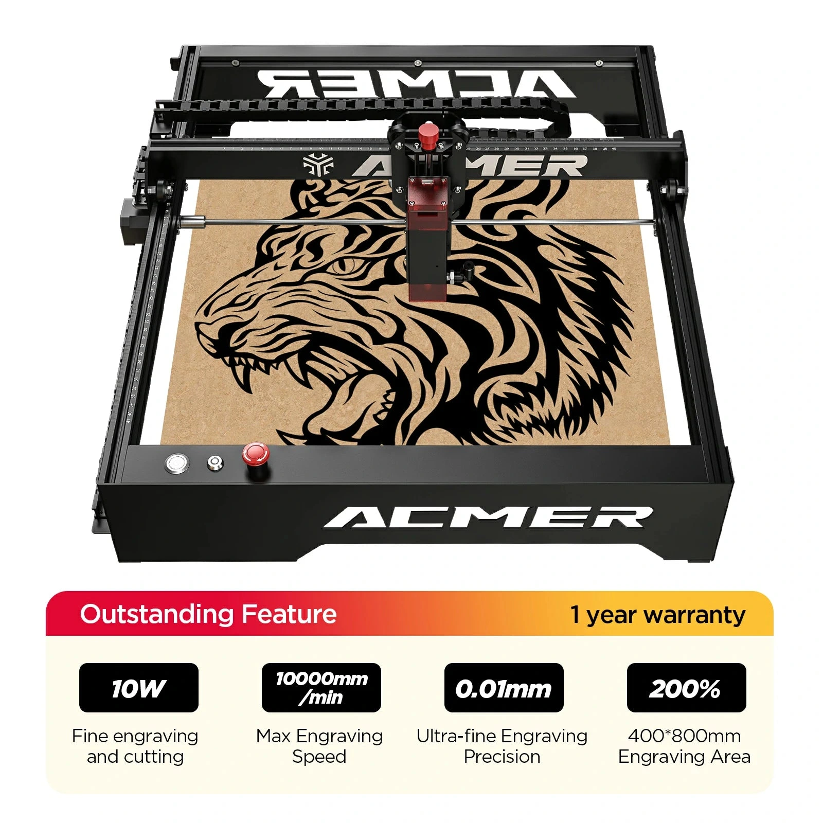 Acmer P1 10W laser engraver by Acmer